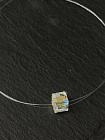 Подвеска кулон на леске Kora 5 mm AB