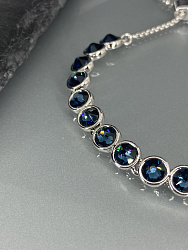 Браслет Matti стразы утяжка denim 4