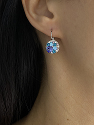 Серьги Rivolo tanzanite mix 1