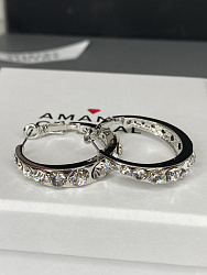 Серьги-кольца Luiza 3см 1