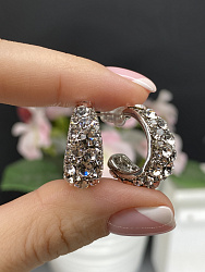 Серьги KR Fashion mini crystal 1