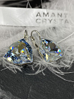 Серьги KR Dafna 18mm blue shade