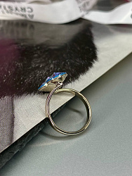 Кольцо JANINE aquamarine 3