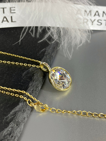 Подвеска кулон ELIS strass crystal Au