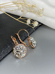 Серьги Rivolo crystal Au 3