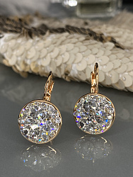 Серьги Rivolo crystal Au 2