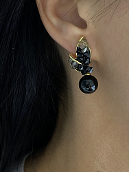 Серьги Ирен жемчуг jet 2