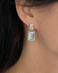 Серьги KR Queen baget crystal 1