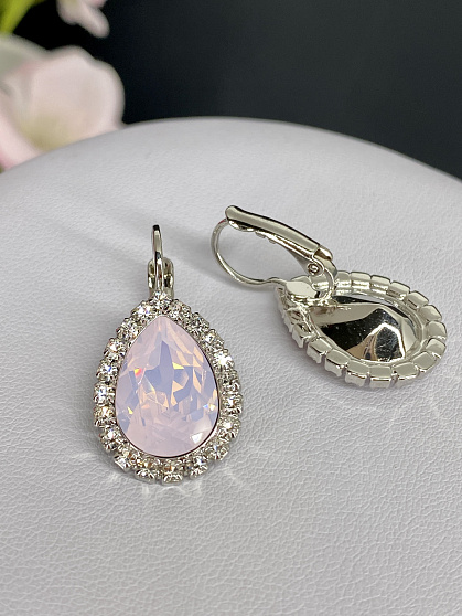 Серьги BIANKA rose opal