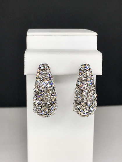 Серьги KR Fashion new crystal