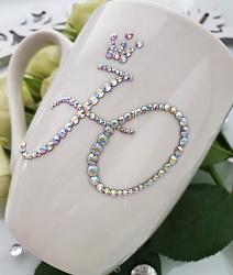 Кружка белая "Ю" 1