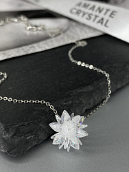 Подвеска KR Ежик хрусталь 4