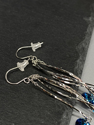 Серьги KR SOFI bermuda blue 4