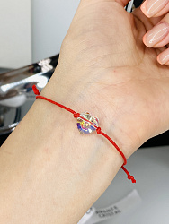 Красная нить оберег Сердце SW AB   1