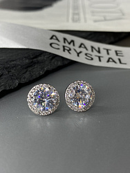 Пусеты Kassandra zircon 4