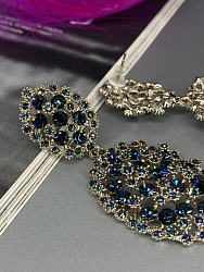 Серьги KR Gloria denim 4