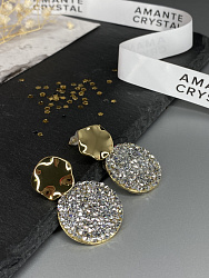 Серьги IREN 23mm crystal  Au 1