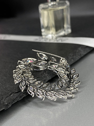 Брошь Bluc Lavr crystal 2