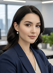 Серьги-гвоздики KR Assol 2в1 crystal повседневные 1