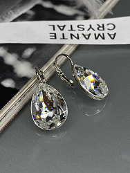 Серьги Patrice 18mm с австрийскими кристаллами crystal 2